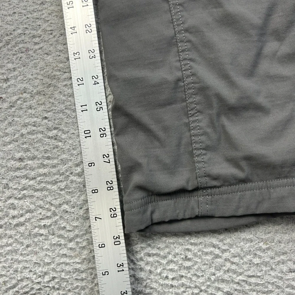 Eddie Bauer Pants Men Gray Guide Pro First Ascent Fleece Lined Cargo 34x32